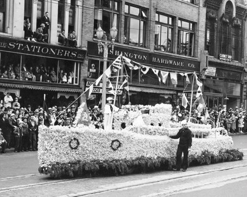 daffodil float 1936 Tacoma