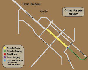 Orting-map